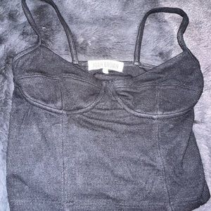 Joah Brown black crop top